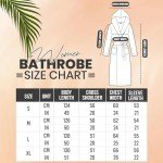 Plush Hooded Fleece Bathrobe for Women