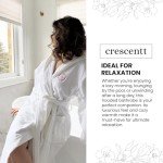 Soft Turkish Hooded Bathrobe for Women - White