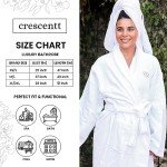 Soft Turkish Hooded Bathrobe for Women - White