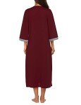 Ekouaer Women's Soft Zipper Robe with Pockets
