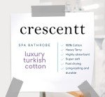 Soft Turkish Hooded Bathrobe for Women - White