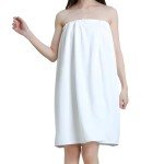 Adjustable Microfiber Bathrobe Towel Wrap for Women