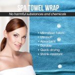Adjustable Microfiber Bathrobe Towel Wrap for Women