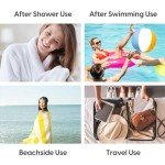 Adjustable Microfiber Bathrobe Towel Wrap for Women