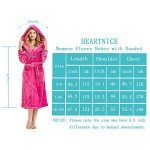 Cozy Women’s Hooded Fleece Bathrobe - A-Wine