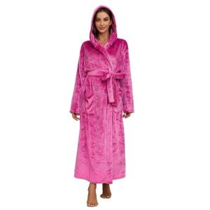 HEARTNICE Women's Plush Hooded Fleece Robe 2XL/3XL