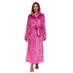 HEARTNICE Women's Plush Hooded Fleece Robe 2XL/3XL