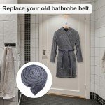 Soft Flannel Robe Belt for Men and Women
