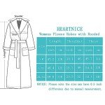 Cozy Black Plush Hooded Fleece Robe for Women