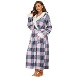 Cozy Plush Hooded Bathrobe for Women