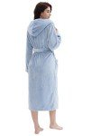Soft Hooded Plush Fleece Robe for Women