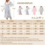 HEEKPEK Hooded Fleece Women's Bathrobe Kimono