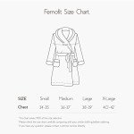 Plush Hooded Bathrobe for Women in Lilac