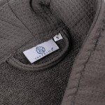Cozy Charcoal Cotton Waffle Bathrobe - XL
