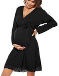 SWOMOG Women's 3-in-1 Maternity Nursing Robe