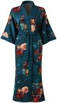 Floral Plus Size Kimono Robe with Pockets