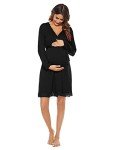 SWOMOG Women's 3-in-1 Maternity Nursing Robe