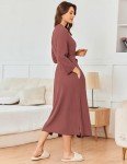Ekouaer Lightweight Knit Bathrobe for Women