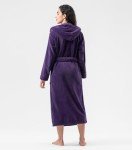Cozy Plush Hooded Winter Robe for Women