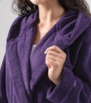 Cozy Plush Hooded Winter Robe for Women