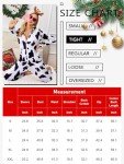 Ekouaer Women's Cow Print Hooded Jumpsuit Pajamas