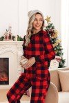 Ekouaer Women's Christmas Family Matching Onesie Pajamas