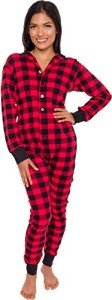 Silver Lilly Red and Black Buffalo Plaid Pajamas
