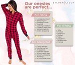 Silver Lilly Red and Black Buffalo Plaid Pajamas