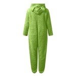 Cozy Plus Size Sherpa Onesie Pajamas for Women
