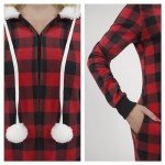 Festive Red and Black Buffalo Plaid Pajamas Set