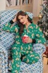 Cozy Women's Christmas Hooded Pajamas with Pockets