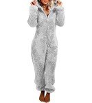Cozy Women's Hooded Fleece Onesie Pajamas