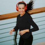 Moisture Wicking Shirts for Women Quick Dry Athletic Running Long Sleeve T Shirts Womens V Neck Workout Tops