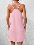 Ekouaer Women's Sleeveless Chemise Nightgown with Pockets