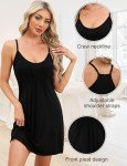 GAESHOW Women's Sexy Spaghetti Strap Nightgown