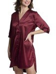 Satin Night Shirts for Women - Sexy Pajamas