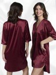 Satin Night Shirts for Women - Sexy Pajamas