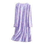 Purple Star Long Sleeve Pajamas for Women