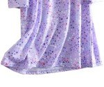 Purple Star Long Sleeve Pajamas for Women