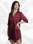 Satin Night Shirts for Women - Sexy Pajamas