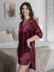 Satin Night Shirts for Women - Sexy Pajamas