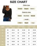 WNEEDU Long Sleeve Tops for Women V Neck Tunic Shirts Casual Loose Striped Sheer Mesh Raglan Blouses Sky Blue 2XL