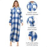 Plaid Flannel Sleep Shirt - 2 Pack Set