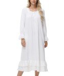 Vintage Lace Nightgown for Women - White, XXX-Large