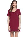 Joyaria Women's Cooling Bamboo Summer Nightshirt
