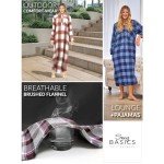 Plaid Flannel Sleep Shirt - 2 Pack Set