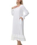 Vintage Lace Nightgown for Women - White, XXX-Large