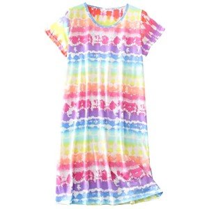 Rainbow Print Cotton Nightgown for Women
