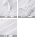 Beninos Women's Formal Work Wear White Simple Shirt (225 White, S)