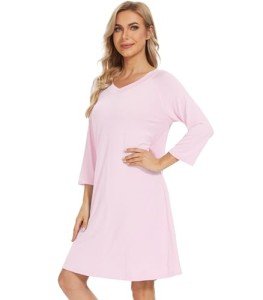 Comfortable Bamboo Viscose Nightgown for Women